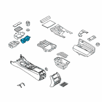 OEM BMW M5 Drink Holder, Centre Console Diagram - 51-16-6-833-813