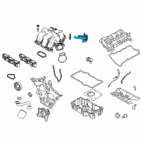 OEM Ford Fusion Connector Tube Diagram - 3M4Z-9E470-BA