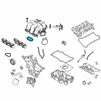 OEM 2006 Lincoln Zephyr Plenum Gasket Diagram - 3F1Z-9H486-AA