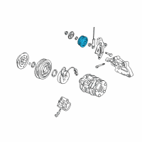 OEM 1997 Acura NSX Pulley, Idle Diagram - 38942-PR7-A00