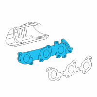 OEM Toyota 4Runner Exhaust Manifold Diagram - 17141-62110