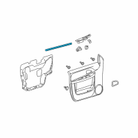 OEM 2007 Chevrolet Uplander Inner Seal Diagram - 15238491