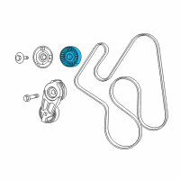 OEM Ram 2500 Pulley-Idler Diagram - 5281720AA