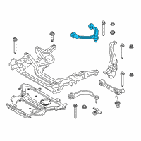 OEM 2021 BMW M8 Gran Coupe Camber Setting Control Arm Diagram - 31-10-8-053-328