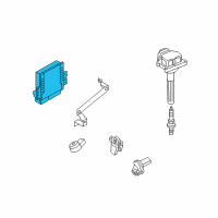 OEM Infiniti M45 Engine Control Module Diagram - 23710-EH010