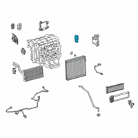 OEM 2018 Toyota Camry Expansion Valve Diagram - 88515-06140