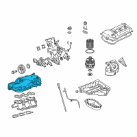 OEM 2019 Toyota 4Runner Intake Plenum Diagram - 17109-31181