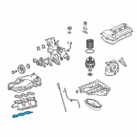 OEM 2021 Toyota 4Runner Manifold Gasket Diagram - 17178-31041