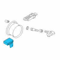 OEM Nissan Armada Antenna-Tire Pressure Diagram - 40740-5ZE0A