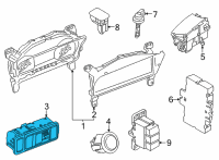 OEM 2020 Lincoln Corsair Fog Lamp Switch Diagram - LC5Z-11654-BA