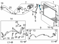 OEM 2020 Hyundai Kona Electric Pipe-Suction & Liquid Diagram - 97761-K4000