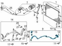 OEM 2022 Kia Niro EV Discharge Pipe Diagram - 97766K4500