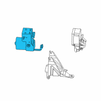 OEM 2002 Oldsmobile Aurora Brake Pressure Modulator Valve Assembly Diagram - 19416841