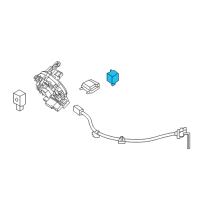 OEM Kia K900 Side Impact Sensor Assembly Diagram - 959203T100