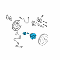OEM Toyota RAV4 Hub & Bearing Diagram - 42450-0R010