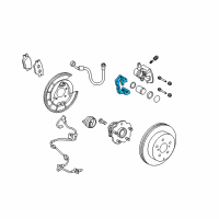 OEM Toyota Caliper Support Diagram - 47822-42060