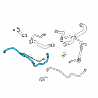 OEM 2021 BMW X4 HOSE COOLANT RADIATOR INTAKE Diagram - 17-12-5-A02-2E3