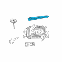 OEM Ford Lug Wrench Diagram - BB5Z-17032-A