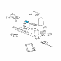 OEM 2003 Hyundai XG350 Drink Holder Diagram - 84790-39500-OY