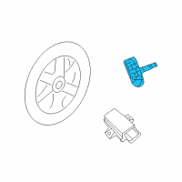 OEM Chrysler Town & Country Sensor-Tire Pressure Diagram - 68078768AC