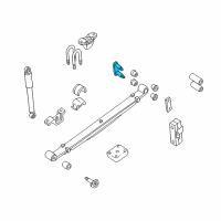 OEM Nissan 720 SHACKLE-Spring Rear Diagram - 55220-01G01