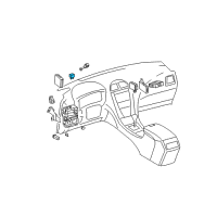 OEM Lexus LS460 Flasher Assy, Turn Signal Diagram - 81980-06020