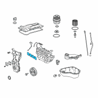 OEM 2017 Toyota RAV4 Manifold Gasket Diagram - 17171-36020