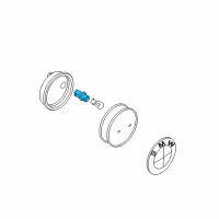 OEM 2005 BMW Z4 Bulb Socket Diagram - 63-13-6-922-406