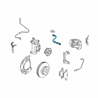 OEM 2010 BMW 528i xDrive Brake Hose Front Diagram - 34-32-6-767-390