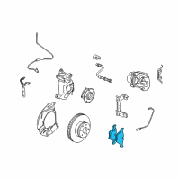 OEM 2005 BMW 645Ci Front Brake Pad Set Diagram - 34-11-6-794-913