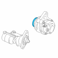 OEM 2004 Toyota MR2 Spyder Pulley Diagram - 27411-0D010