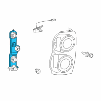 OEM 2007 Dodge Durango Socket-Tail, Stop, And Turn Lamp Diagram - 5133183AB