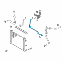 OEM 2018 Toyota C-HR Overflow Hose Diagram - 16267-0T170