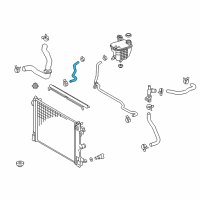 OEM Toyota C-HR Reservoir Hose Diagram - 16261-37180