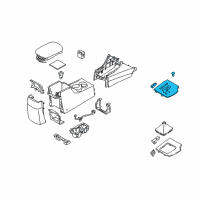 OEM Hyundai Cover-Center Console Upper Diagram - 84630-3K020-4N