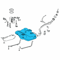 OEM 2020 Lexus ES350 Fuel Tank Sub-Assembly Diagram - 77001-33480