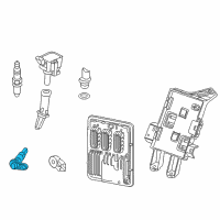 OEM 2016 Chevrolet Malibu Crankshaft Sensor Diagram - 55492970