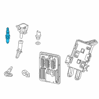 OEM Chevrolet Malibu Spark Plug Diagram - 55486272