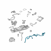 OEM Lexus Harness, Air Conditioner Diagram - 82212-50140