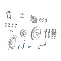 OEM 2008 Jeep Liberty TUBE/HOSE-Brake Diagram - 52125333AC