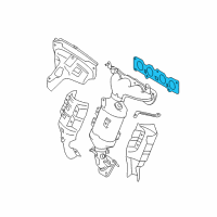 OEM 2012 Scion iQ Manifold Gasket Diagram - 17173-47021