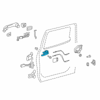 OEM 2015 Toyota Tundra Handle, Inside Diagram - 69206-0C070