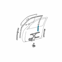 OEM 2005 Toyota Camry Lower Channel Diagram - 68141-AA031