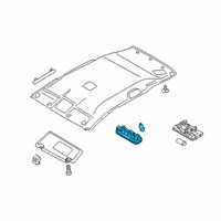 OEM 2021 Nissan Versa Lamp Assembly Map Diagram - 26430-5TA5A