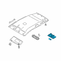 OEM 2019 Nissan Versa Lamp Assembly-Room Diagram - 26410-3AN0A