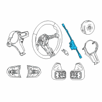 OEM 2015 BMW M6 Steering Wheel Electronics Control Unit Diagram - 61-31-7-848-640