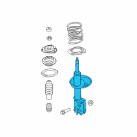 OEM 2013 Kia Optima Front Strut Assembly Kit, Left Diagram - 546514R120