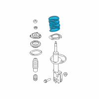 OEM 2014 Kia Optima Spring-Front Diagram - 546302T044DS