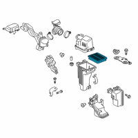 OEM Nissan Kicks Air Cleaner Element Diagram - 16546-5RB1A