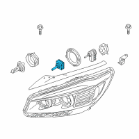 OEM 2015 Kia Sorento Bulb-Head Light(Hid) Diagram - 1864735010